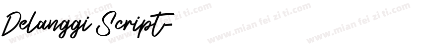 Delanggi Script字体转换